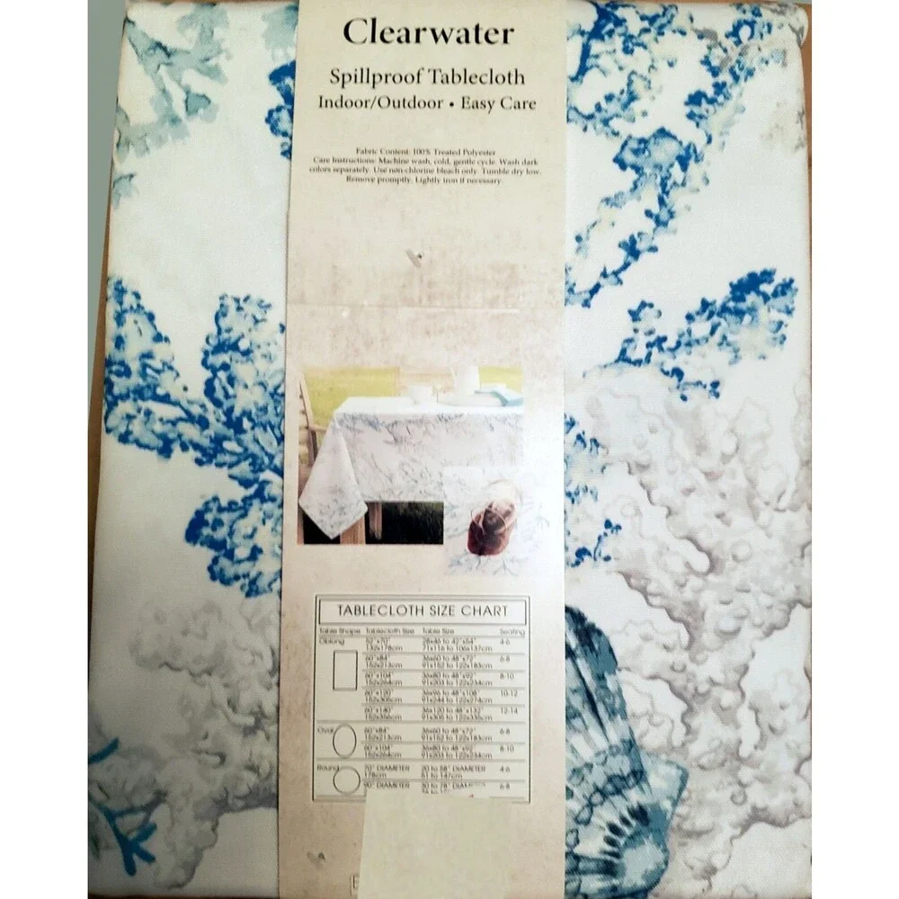 Fabric Spillproof Tablecloth, 52